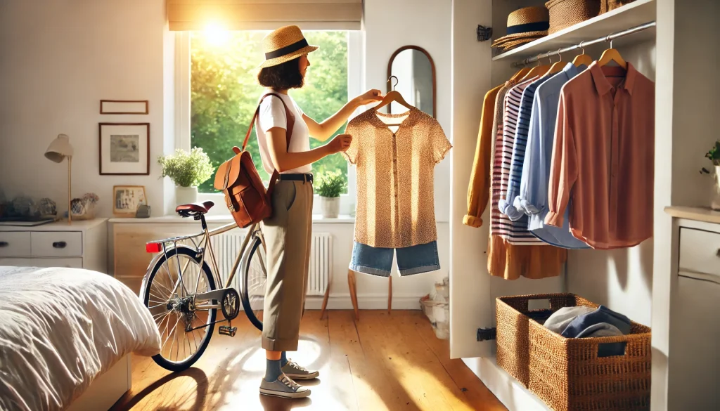 夏の自転車通勤に適した服装